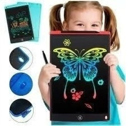 Pizarra Mágica Digital Grande Tablet 29 x 19cm  Escritura Dibuja Borra 12″ (A COLOR) Mix Colores