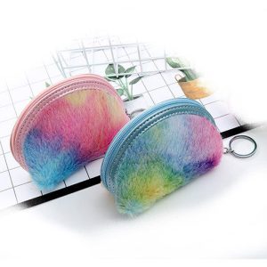 Monedero Felpa Con Cierre 12.5Cm x 10Cm