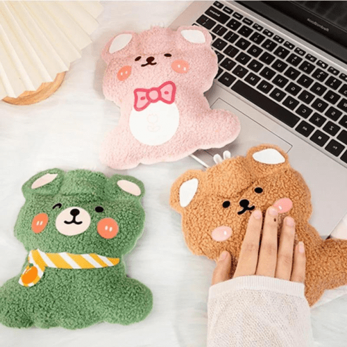 Bolsita De Agua Caliente Diseño Oso 20X14Cm