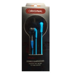 Auriculares Music-R Sport Manos Libres Plug 3.5mm Color Celeste