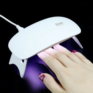 Cabina Para Uñas Sun Liso 6W Led Uv/Led Color Blanco