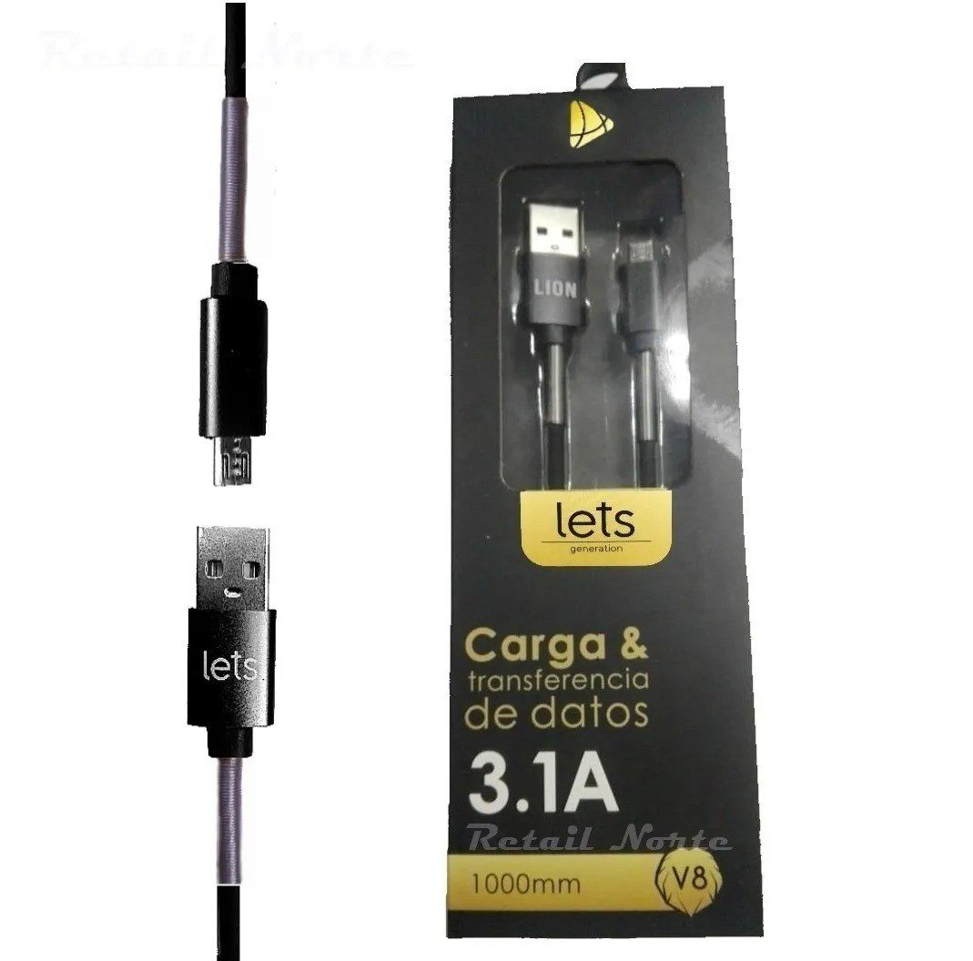 Cable Only Pvc c/ Protección Micro Usb 2,4 Amp C/Rapapida