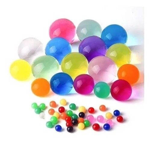 Bolitas De Biogel Hidrogel Crece Con El Agua Sobre Con mas De 150 Unidades Color Transparente Y Otros