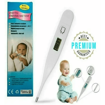 Termómetro Digital Lcd Beeper De Aviso Para Niños Y Adultos