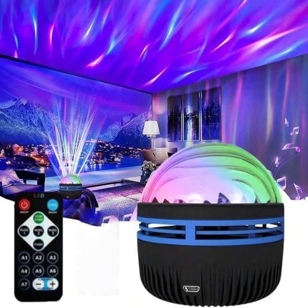 Proyector Velador Nebulosa Infantil Con Control Remoto + Cable