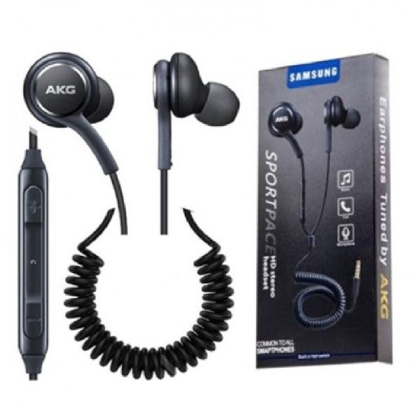 Auriculares Samsung Pace Espiral Estirable En Caja