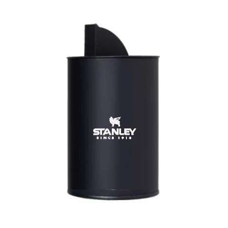 Lata Yerbera Azucarera Vertedora Con logo Stanley 13X8Cm Color Negro