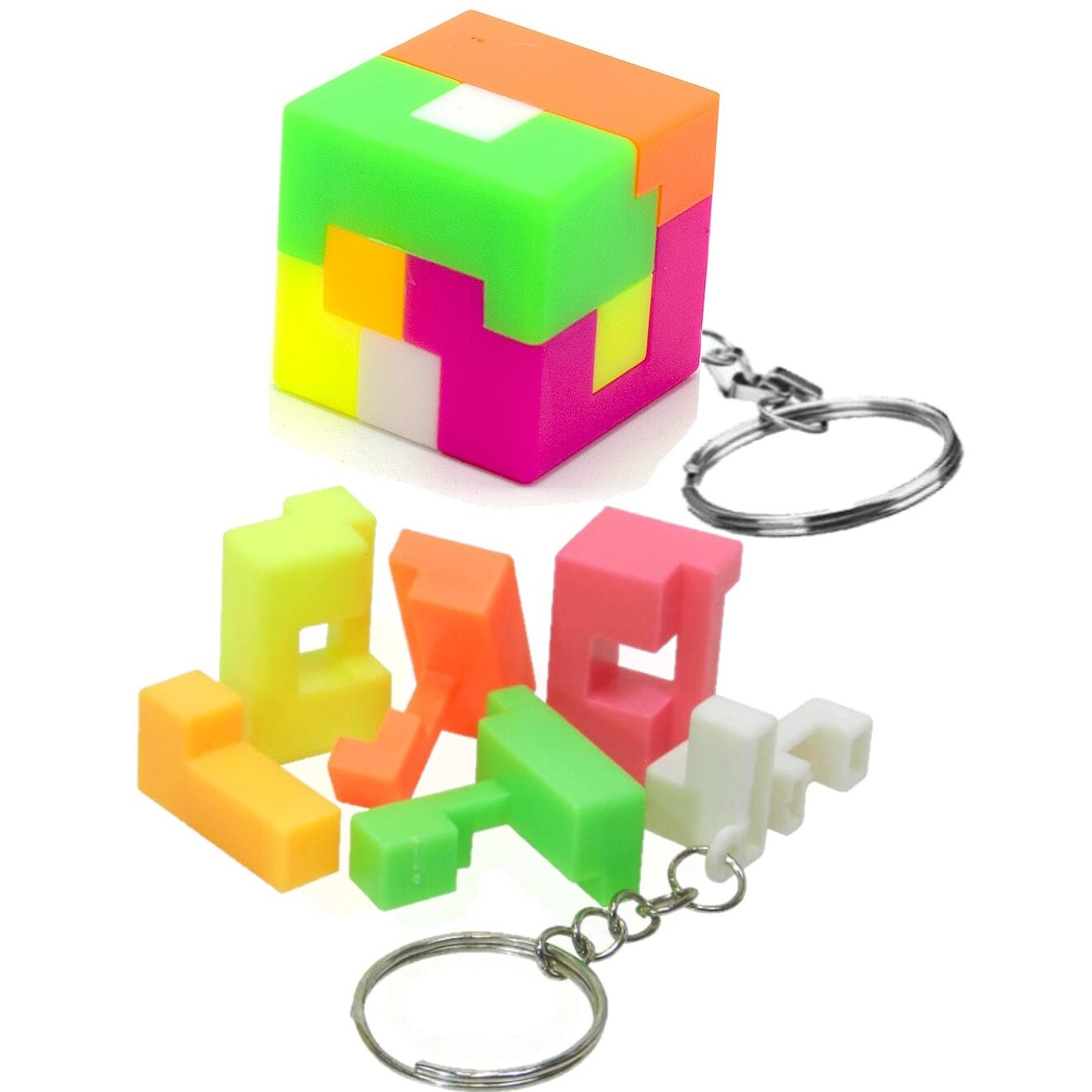 Llavero Cuadrado Fidget Desarmable puzle