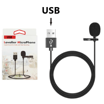 Micrófono Corbatero Entrada Usb – Pc Notebook Otros