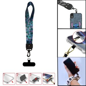 Colgante Universal De Mano Para Celular/Llaves M4/D1 De 24cm (Con Acople) Estrellas 1