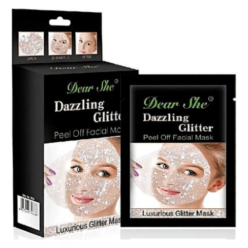 Mascarilla Para El Rostro Pro Series Glitter Color Negro