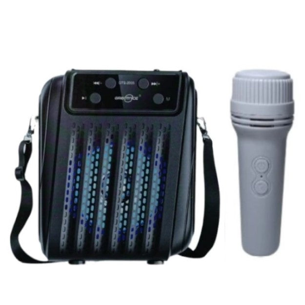 Parlante Bluetooth Con 1 Micrófonos inalámbricos Recargables # Pulg. Usb MicroSD