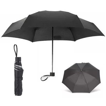 Paragua Grande Extensible Tradicional Viajero Color Negro