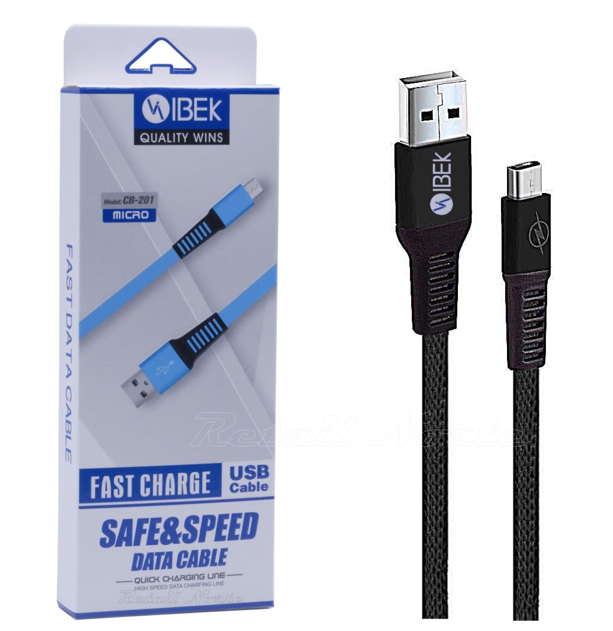 Cable Ibek Micro Usb 3,0  C/Rapida