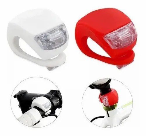 Luz Por 2 Unidades Para Bicicletas Lights Set Silicona