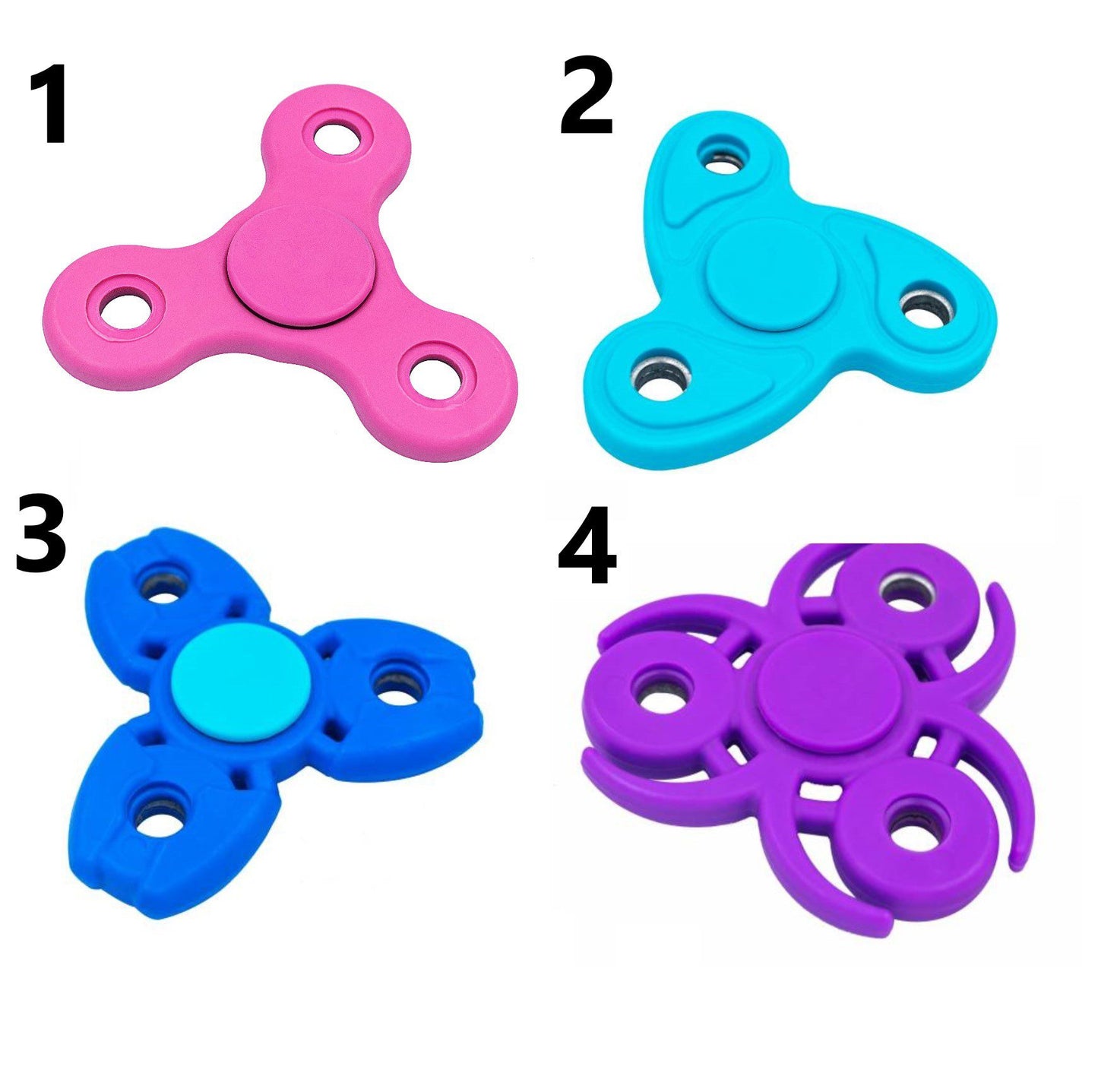 Spinner Interior De Metal 4 Diseños – Colores Varios Por Diseño