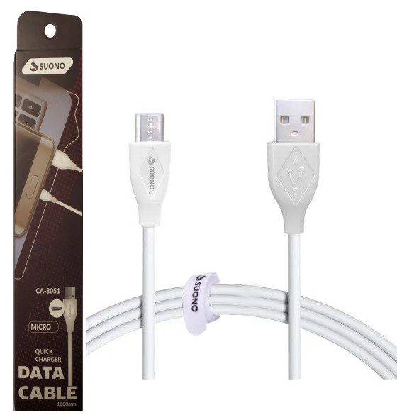 Cable Suono Micro Usb Carga Rapida C/ Agarre Belcro