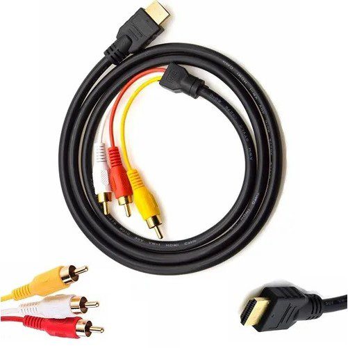 Cable Hdmi A Rca Audio Video Tv Lcd