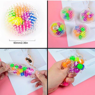 Squishy Pelota Premium Con Efectos Sensoriales