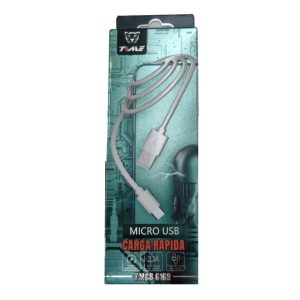 Cable Time Clasico 3.1  Usb A Micro Usb  V8 Carga Rápida