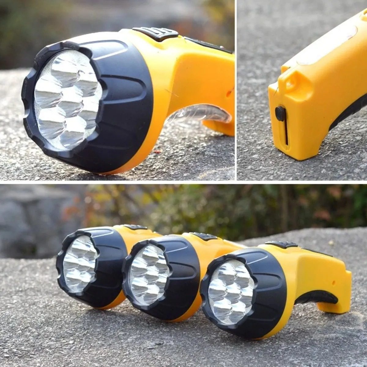 Linterna 7 Led Recargable A 220v