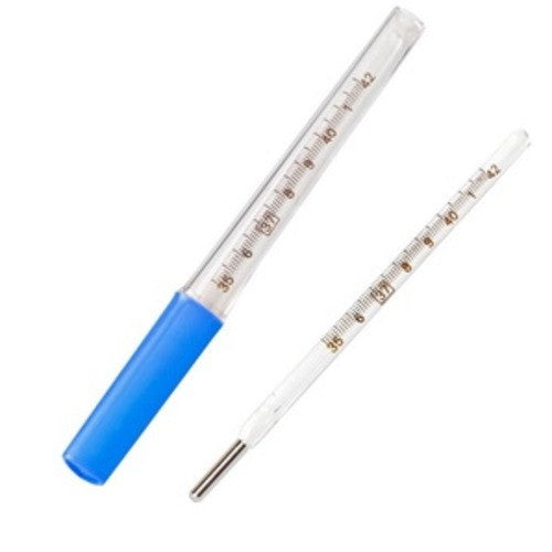 Termómetro De Mercurio Comun Clasico