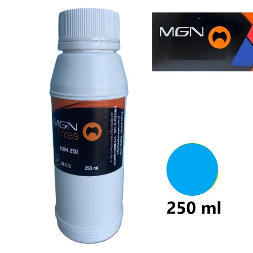 Tinta Universal Para Sistema Continuo 250ML Color Color Azul (Cyan)