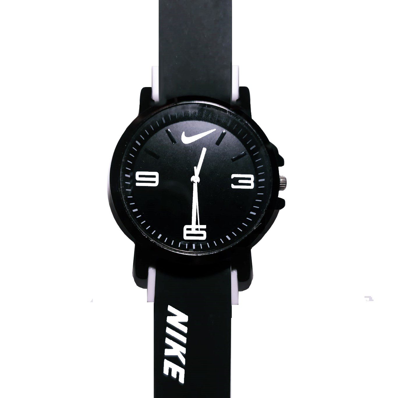 Reloj Nik. Bord Agujas Negro Con Blanco