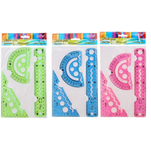 Set Reglas Flexibles Color Verde