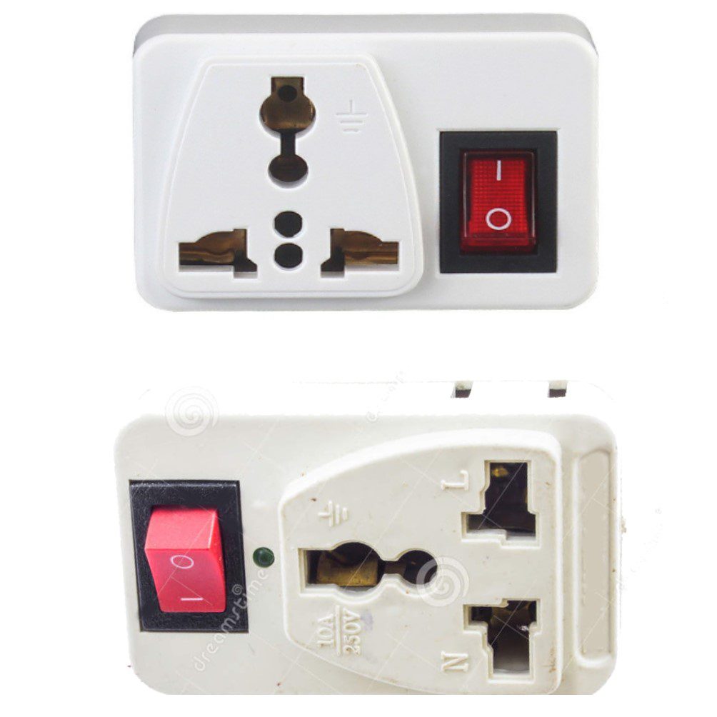 Enchufe Adaptador Con Interruptor