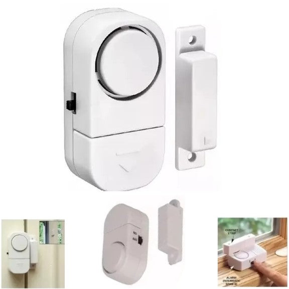 Sensor Alarma Magnetico Puerta Ventana Inalambrico A Pila