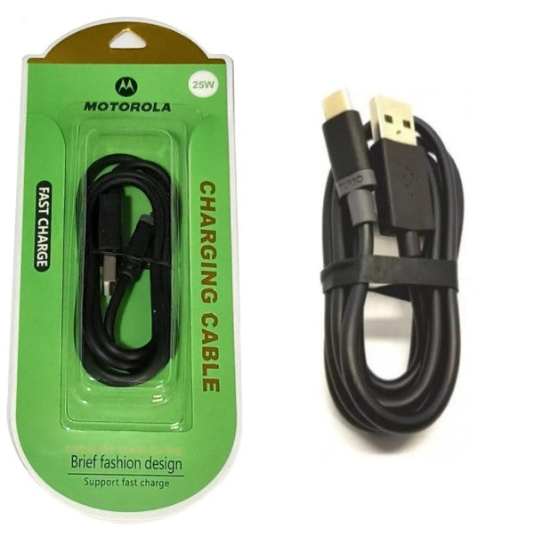 Cable Motorola 25w De Usb a Micro Usb V8 (En Blíster)