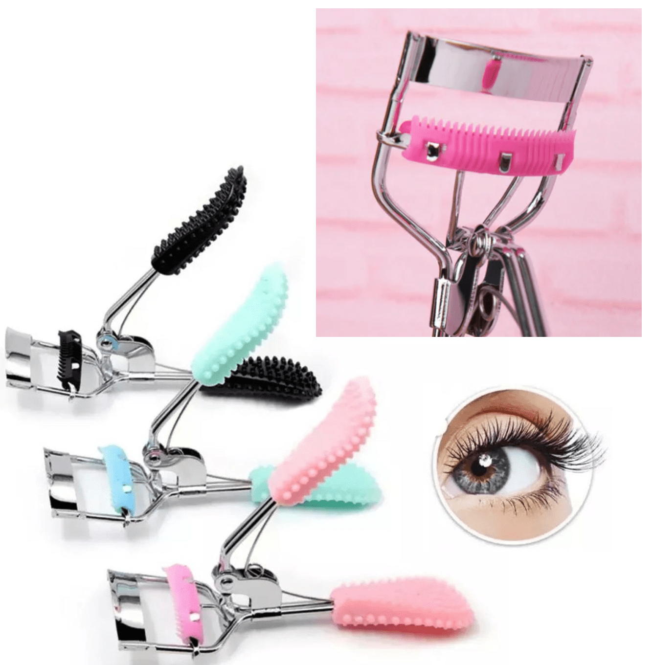 Arqueador Rizador De Pestanas Con Peine (En Blister)