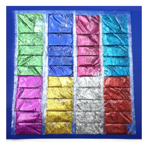 X1 Bolsita Purpurina  Diseño Uñas Librería Otros Purpurina Color Azul