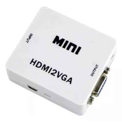 Adaptador Conversor Entrada Hdmi A Salida Vga  Con Audio + Cable Proyector Tv Ps3 y otros