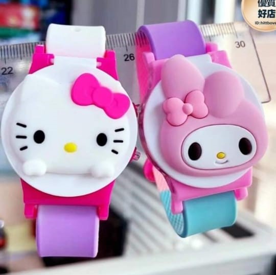 Reloj Personaje Con Tapa (En Bolsa) Modelo: My Melody