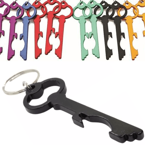 Llavero De Metal Destapador Botellas Diseño Llave