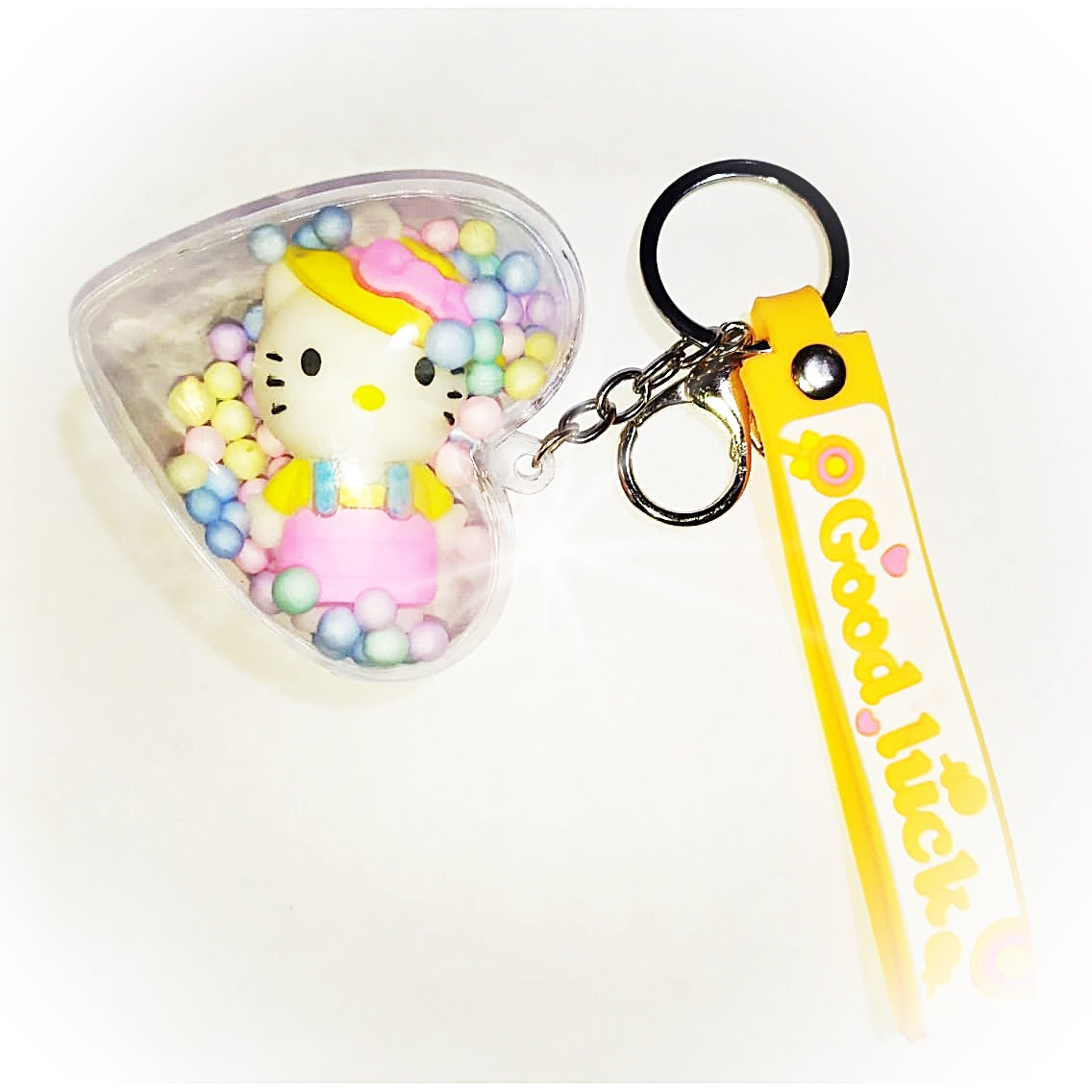 Llavero 22Cm Premium Con Muñeco En Acrilico 6Cm Desarmable – Kitty