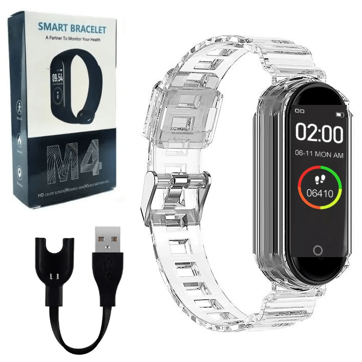Reloj Smartwatch M4 Malla Transparente Reforzada
