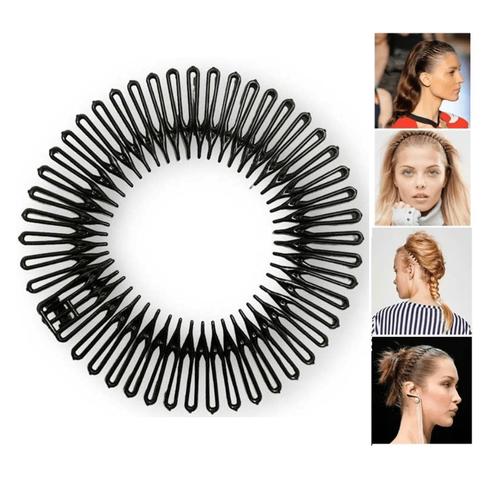 Vincha De Pelo Zig Zag Flexible