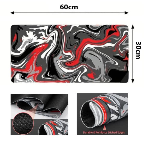 Mouse Pad Con Borde Costura y Antideslizable 30×60 Cm