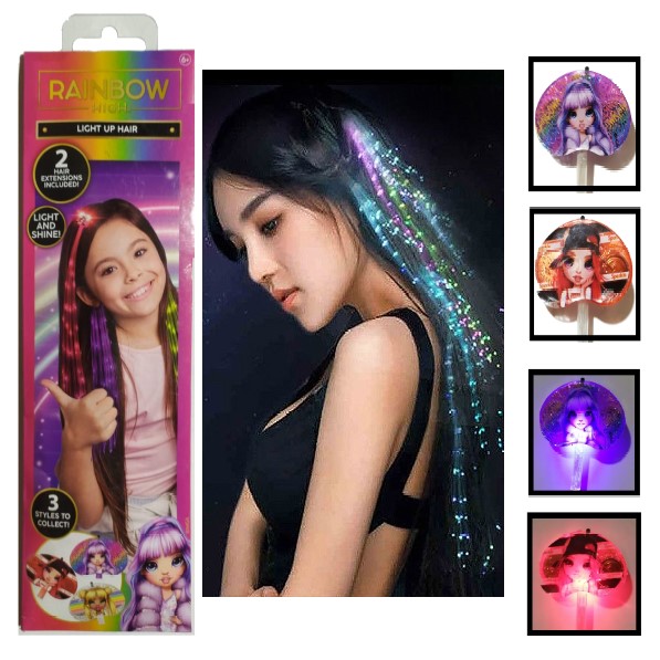 X2 unidades Accesorio Led Para el pelo En Caja Led Color: Violeta