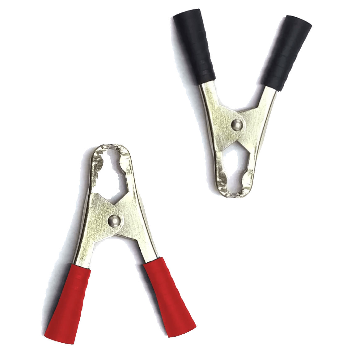 Par de Pinzas Para Baterías De 7 Cm Color Negro