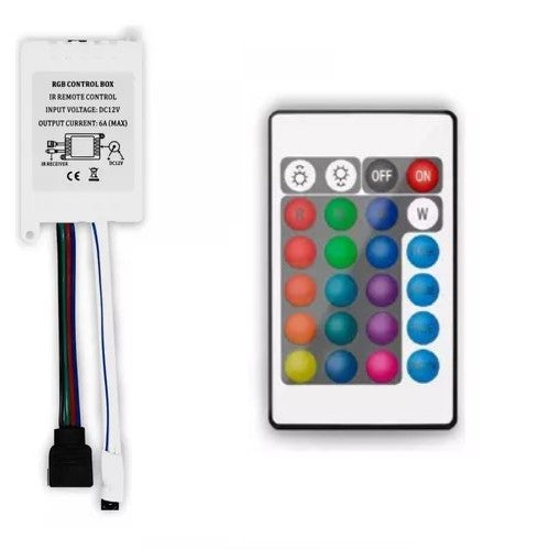 Control Universal+ Repuesto Controlador Para Tira de Led Rgb