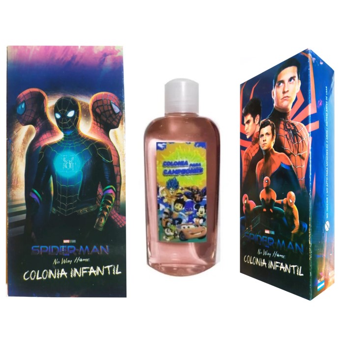 Colonia Infantil 14 X 7Cm Diseño: Hombre Araña