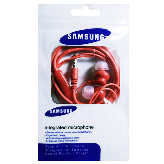 Auriculares Samsung Sport Manos Libres (En Bolsa) Color Rojo