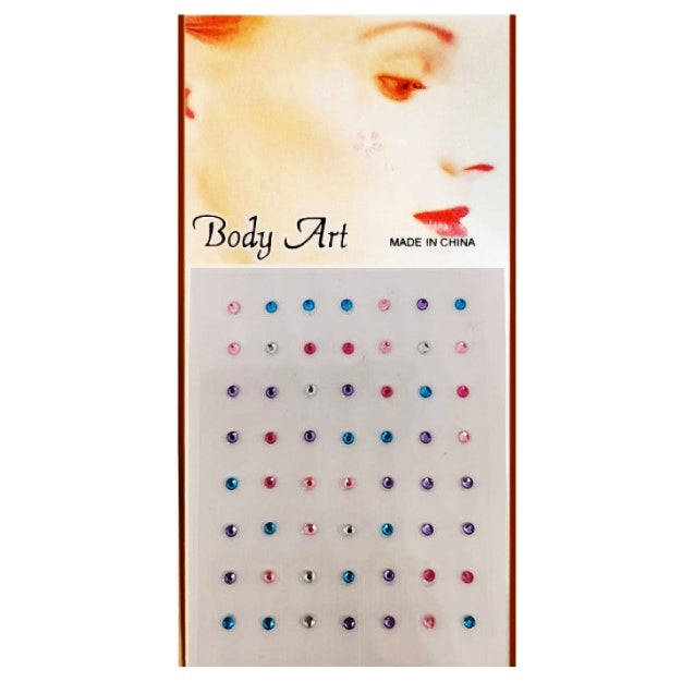 Strass Con Brillo Plancha de 2mm 56 unidades Adhesivos