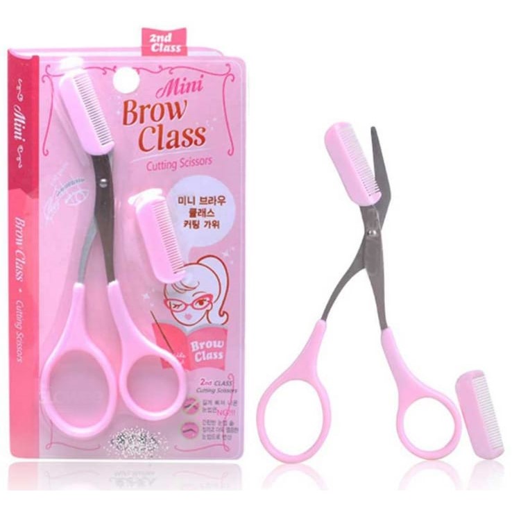 Tijera Para Cejas Con Guía