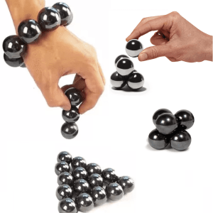 Bolón Magnético 2,5CM Hematita Formas Juguete Antiestress Masajes Sonidos Imán Por unidad (Suelto)