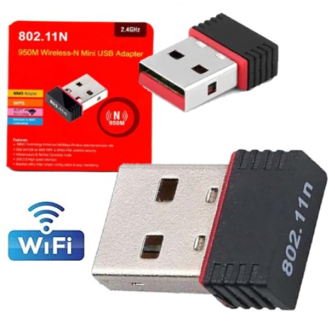 Receptor WiFi Pc Usb Nano Antena Para Internet